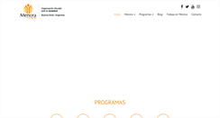 Desktop Screenshot of menora.org.ar